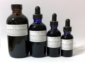 Valerian Root Tincture / Extract, Stress & Sleep Aid