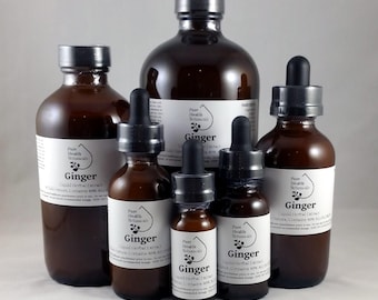 Ginger Tincture, Extract, Digestive Aid, Circulation, Gingerols, Seasickness