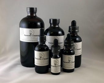 Parasite Cleanse Tincture / Extract, Wormwood, Black Walnut Hull, Clove