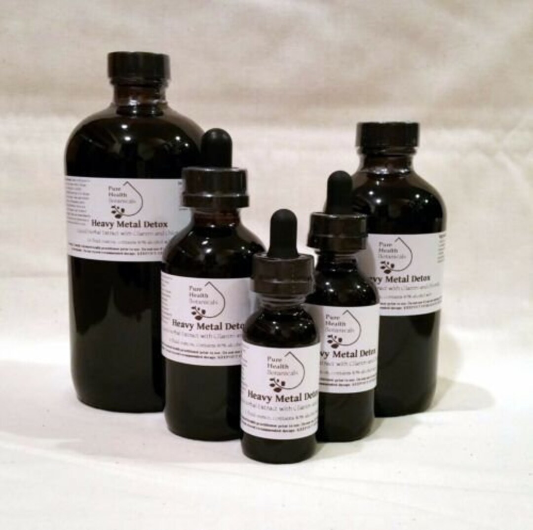 Heavy Metal Detox Tincture, Extract, Chelation, Cilantro Leaf, Chlorella Etsy