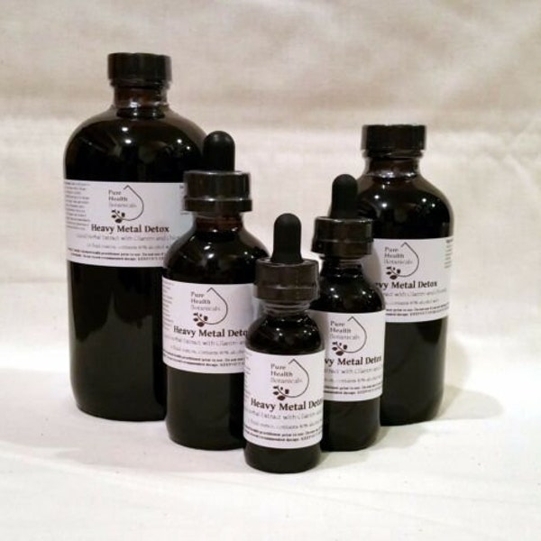 Heavy Metal Detox Tincture, Extract, Chelation, Cilantro leaf, Chlorella