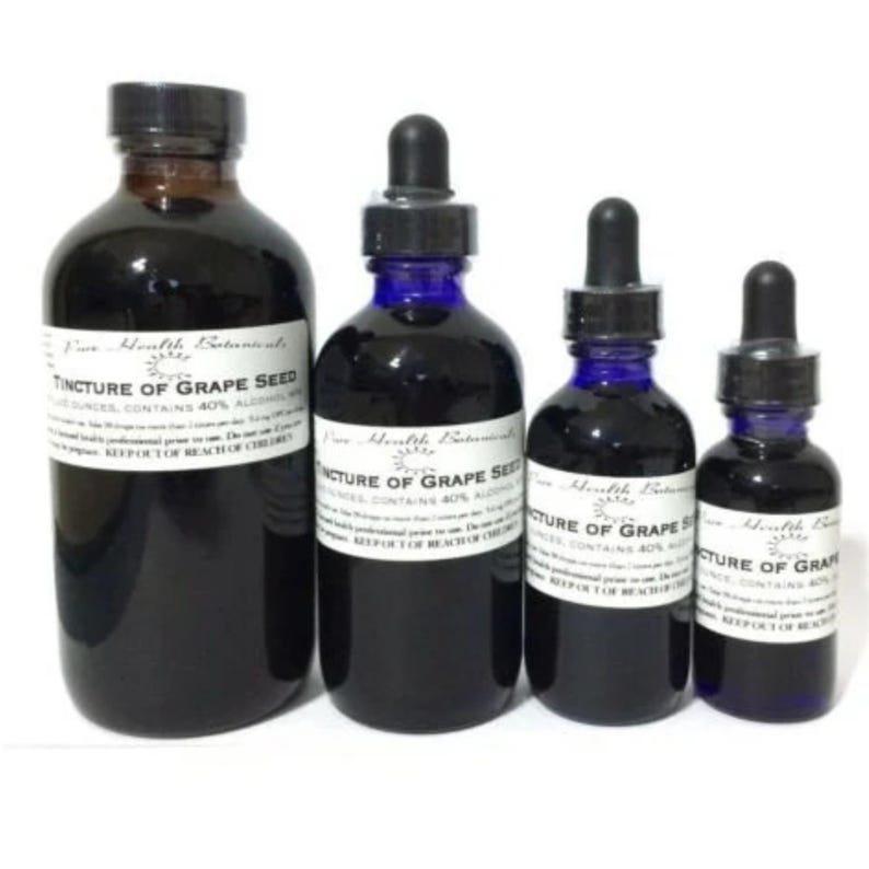 Grape Seed Tincture, Extract, Highest Quality, OPC Supplement Grapeseed image 1