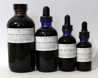 Black Walnut Hull Tincture, Extract, Multiple Sizes, Highest Quality