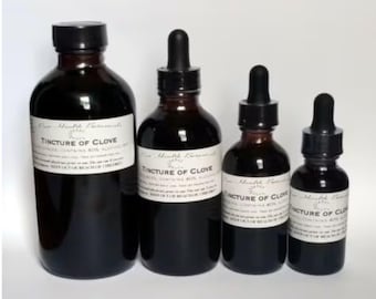 Clove Tincture, Extract, Multiple Sizes, Non Irradiated, Highest Quality Cloves