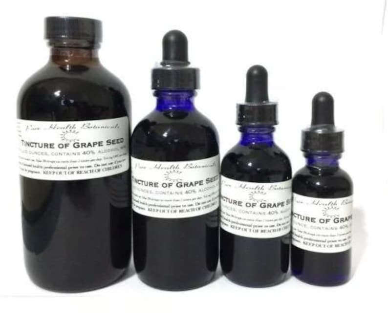 Grape Seed Tincture, Extract, Highest Quality, OPC Supplement Grapeseed image 2