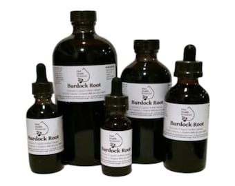 Burdock Root Tincture, Extract, Multiple Sizes, Highest Quality