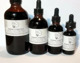 Horse Chestnut Tincture Extract, Aescin, Highest Quality, Multiple Sizes, Conker