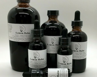 Zitronenmelisse Tinktur, Extrakt, Melissa Officinalis, Einschlafhilfe, Stress, Verdauung