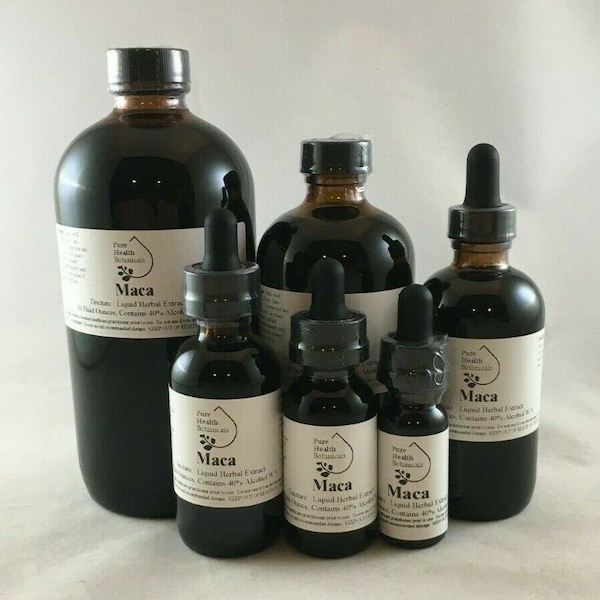 Maca Root Tincture, Extract, Aphrodisiac, Hormone, Fertility