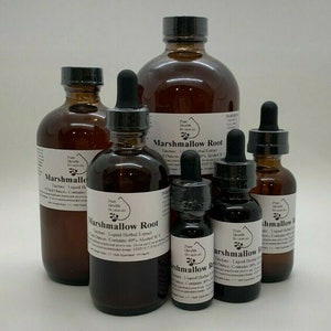 Marshmallow Root Tincture, Extract,Digestion,Althaea Officinalis, Multiple Sizes