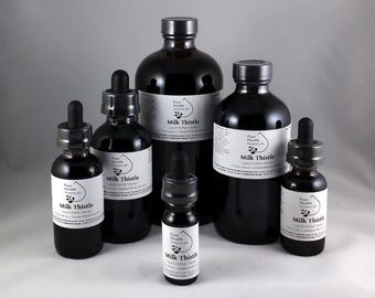Milk Thistle Seed Tincture, Extract, Highest Quality, Liver, Silymarin