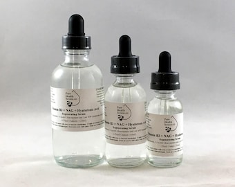 NAG + Vitamin B3 + HA Serum - Acetyl Glukosamin, Niacinamid, Hyaluronsyra