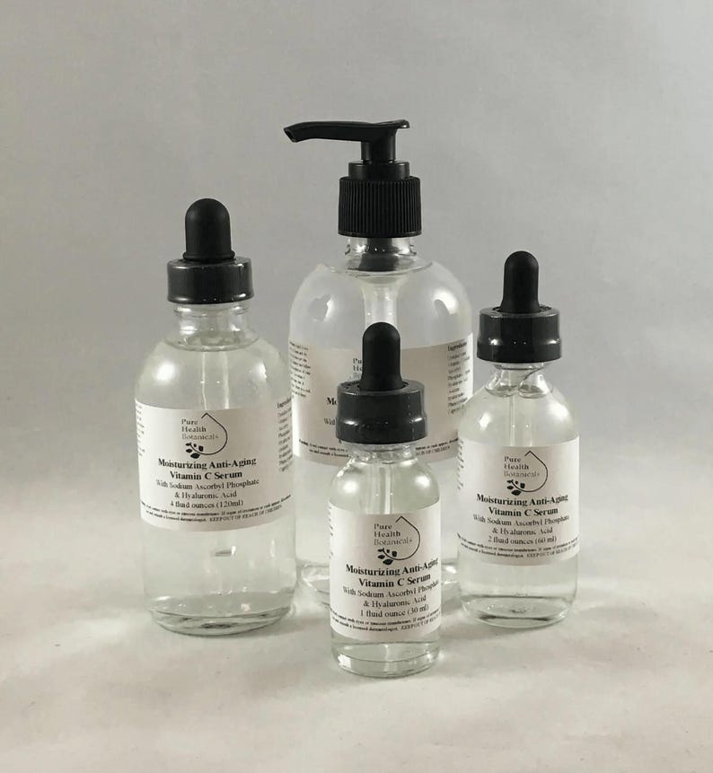 Pure Vitamin C Hyaluronic Acid Anti-Aging Serum,Skin & Face wrinkles, dark spots image 2