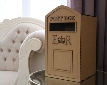 Personalised wedding card thankyou postbox Welcome sign Vinyl Decal Sticker V458