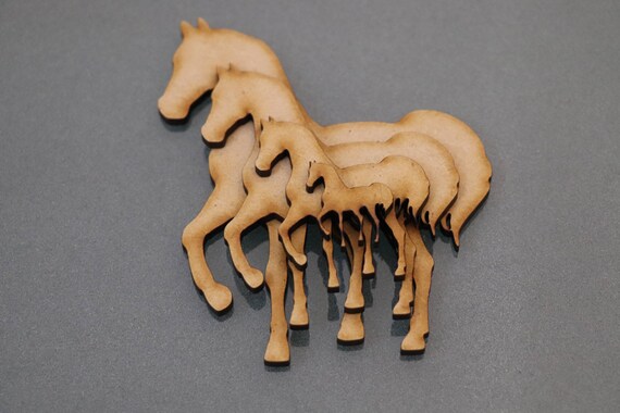 Wooden MDF Craft Shapes Animal Poodle Dog Bunting Craft Embellishment Decoration