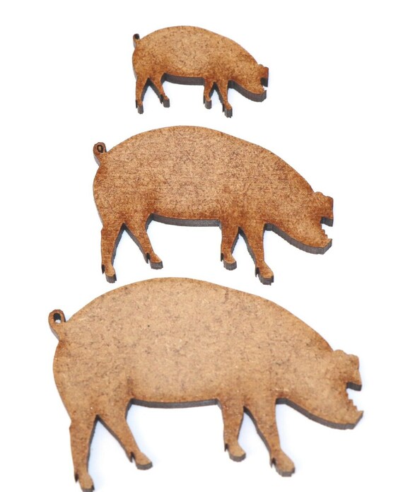Wooden MDF Craft Shapes Animal Poodle Dog Bunting Craft Embellishment Decoration