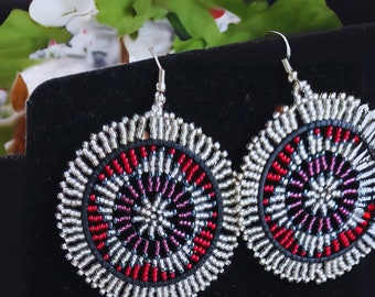 African handmade bead fashion earrings. Free shipping