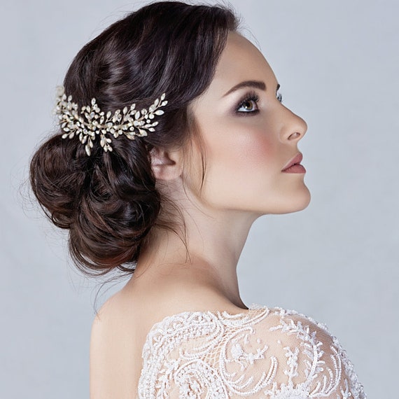 Bridal hair pieces vintage cheap