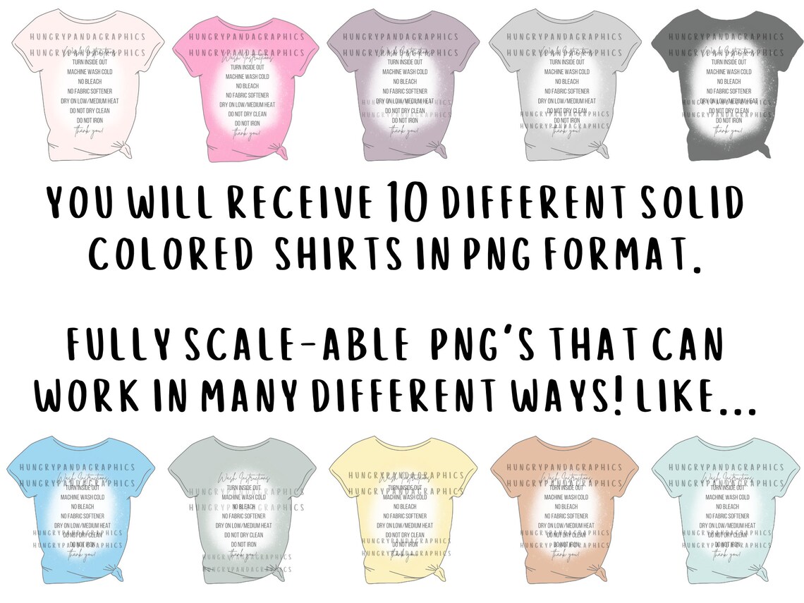 Care card shirt care instructions sublimation shirt washing | Etsy