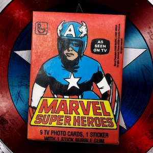 Marvel Super Heroes Wax Pack Sammelkarten ohne Sport
