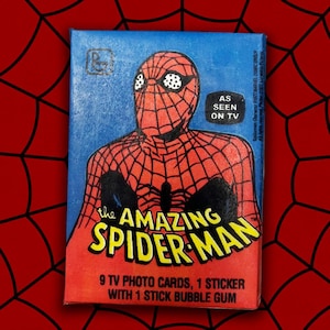Spider-Man Wax Pack Non-Sports Trading Cards