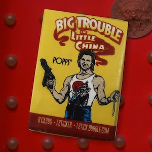 Pacote de cera Big Trouble In Little China, cartas colecionáveis não esportivas