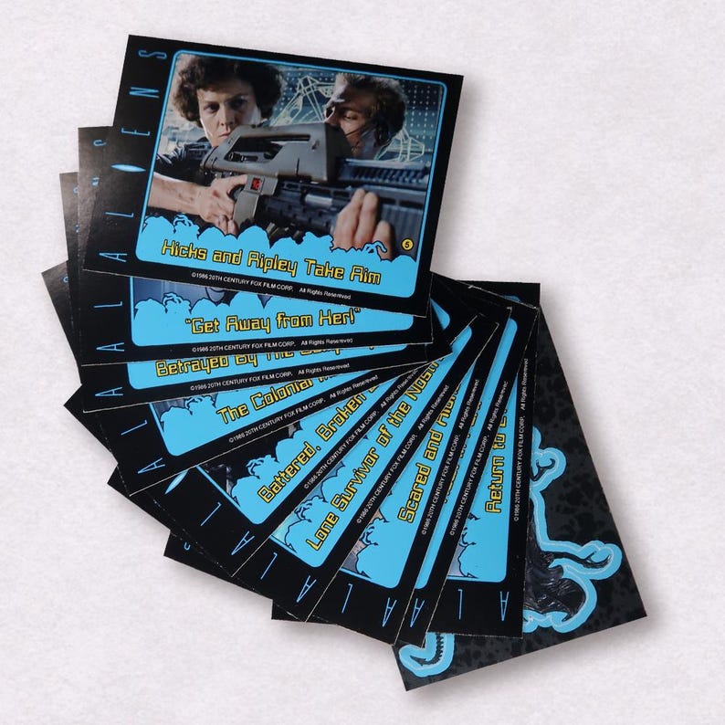 Aliens Wax Pack Non-sports Trading Cards - Etsy