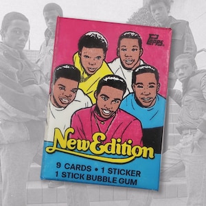 New Edition Wax Pack Non-Sports Trading Cards