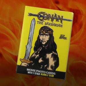 Cartes à collectionner non sportives Conan Wax Pack