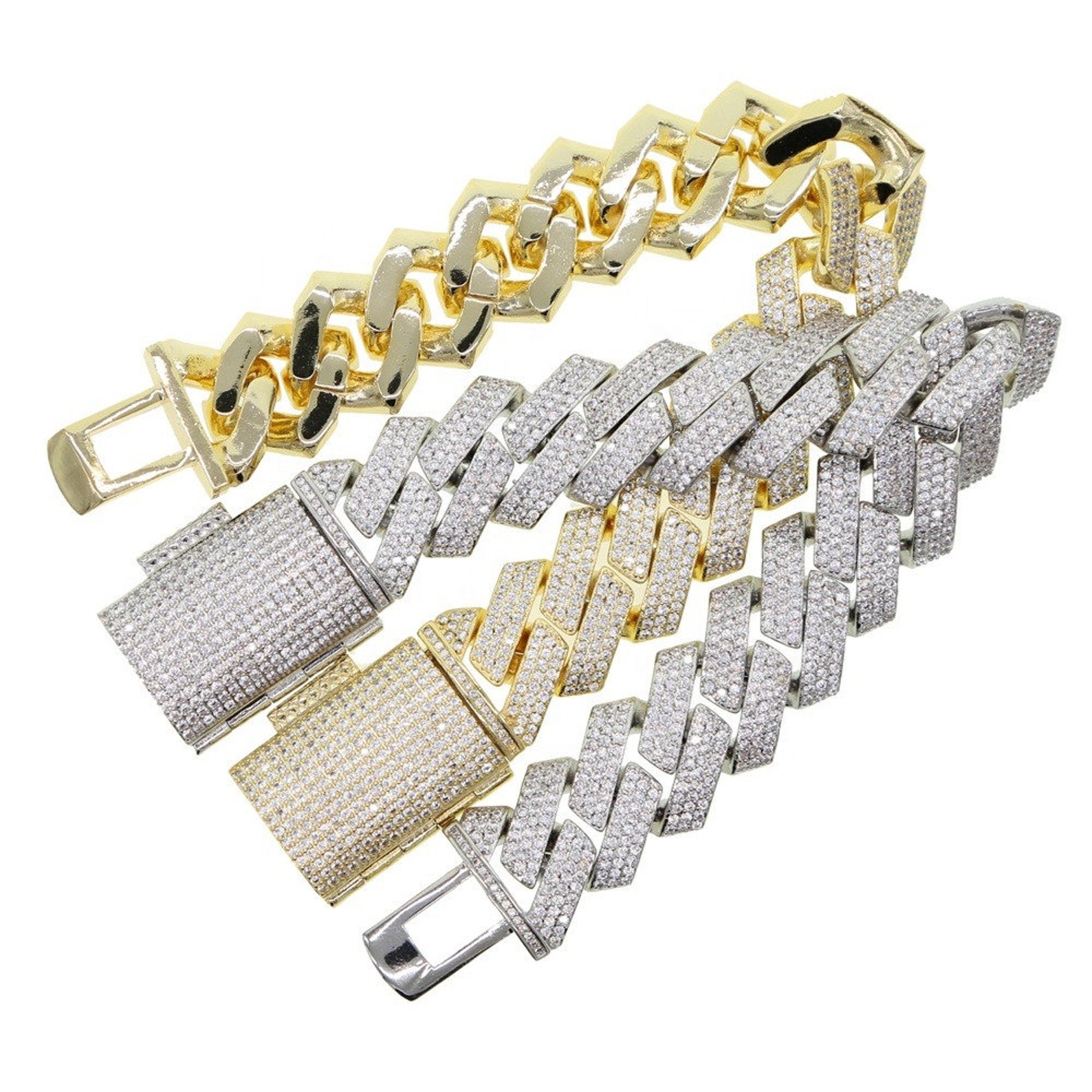 Bracelet for Men Hiphop Bracelet Big Chain Heavy Rapper - Etsy