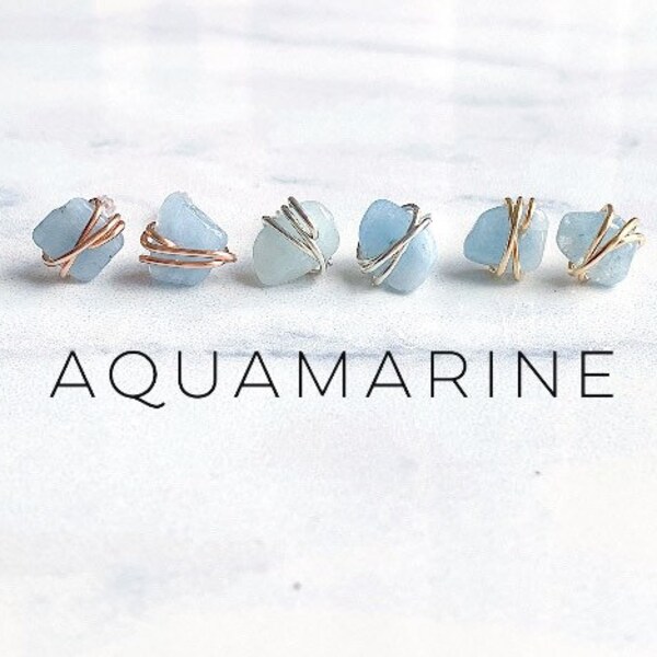 AQUAMARINE Stud earrings,march birthstone gift,AQUAMARINE jewelry,natural faceted gemstone,chip crystals,something blue,natural jewelry