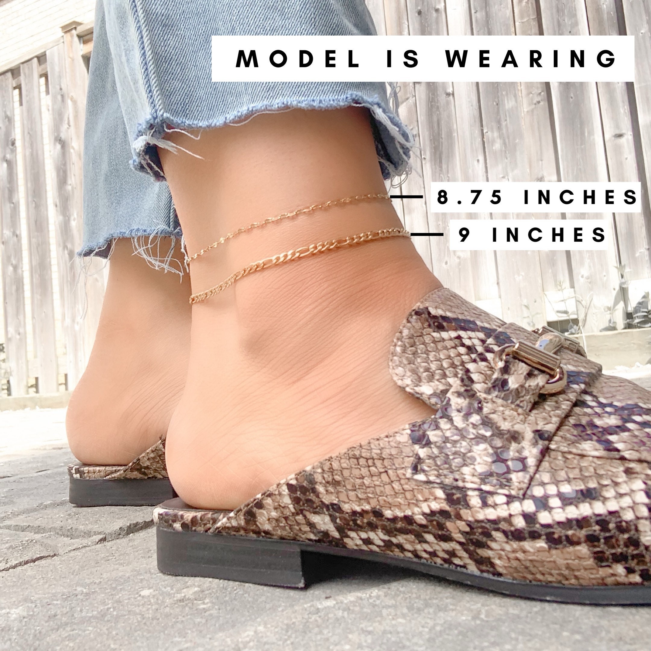 Ultra Dainty Gold Anklet Stainless Steel Small Gold Anklet Etsy