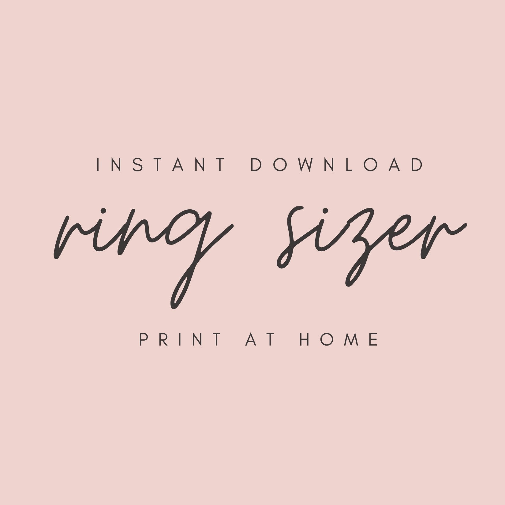Free Printable Ring Sizer Find Your Ring Size Paper Ring Sizer at