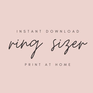 free printable ring sizer find your ring size paper ring