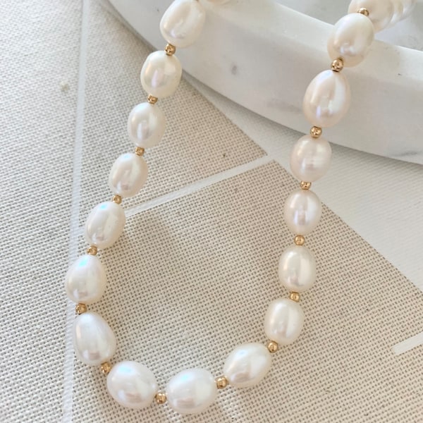 Big Chunky Necklace Etsy