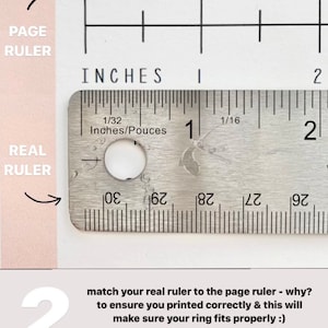 free printable ring sizer find your ring size paper ring etsy