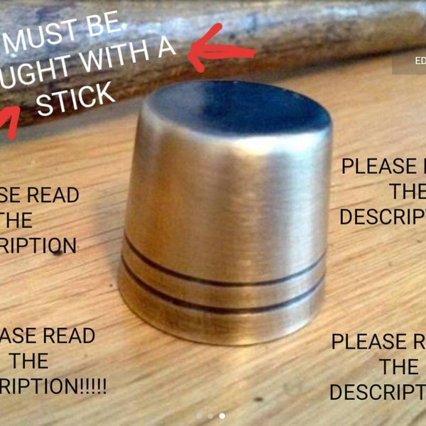 Brass tip/ferrule fitting (*MUST* be bought with a stick, PLEASE read the description!)