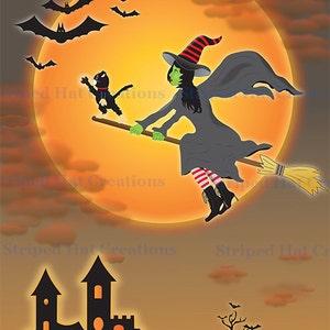 Strega Bilo Poster digitale Scarica 42,5 cm x 30 cm, 22 cm x 15,5 cm, 10 cm x 7 cm 300 DPI jpg stampabile