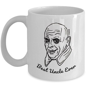 Best Uncle Ever Horror Mug // Halloween Mug for Uncle Announcement // Baby Announcement for Uncle that Loves Halloween and Horror Decor!