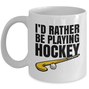 Funny Hockey Mug, Sports Lover Coffee Cup, Personalized Gift
