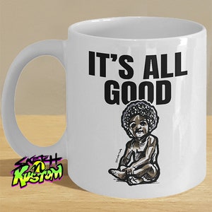 Cute Hip Hop Baby Announcement Mug // Juicy It&#39;s All Good Baby Lyric Gift Mug // Coffee Cup - Cool hip hop Cup // Pregnancy Announcement Mug