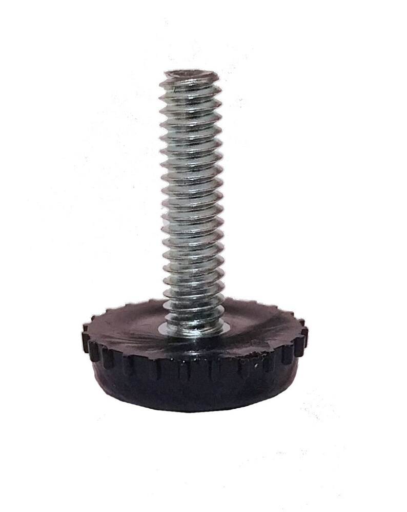 1/420 Furniture Leg Levelers Adjustable Black Glides Set of 4/12/16/24