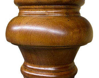 Details about   Furniture Legs Solid Walnut Wood Round Bun Turned Set 2