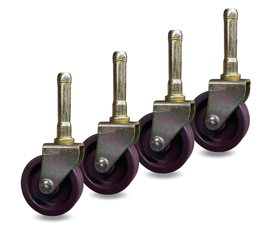 Bed Frame Metal Stem Wheel Casters Set of 4 Etsy