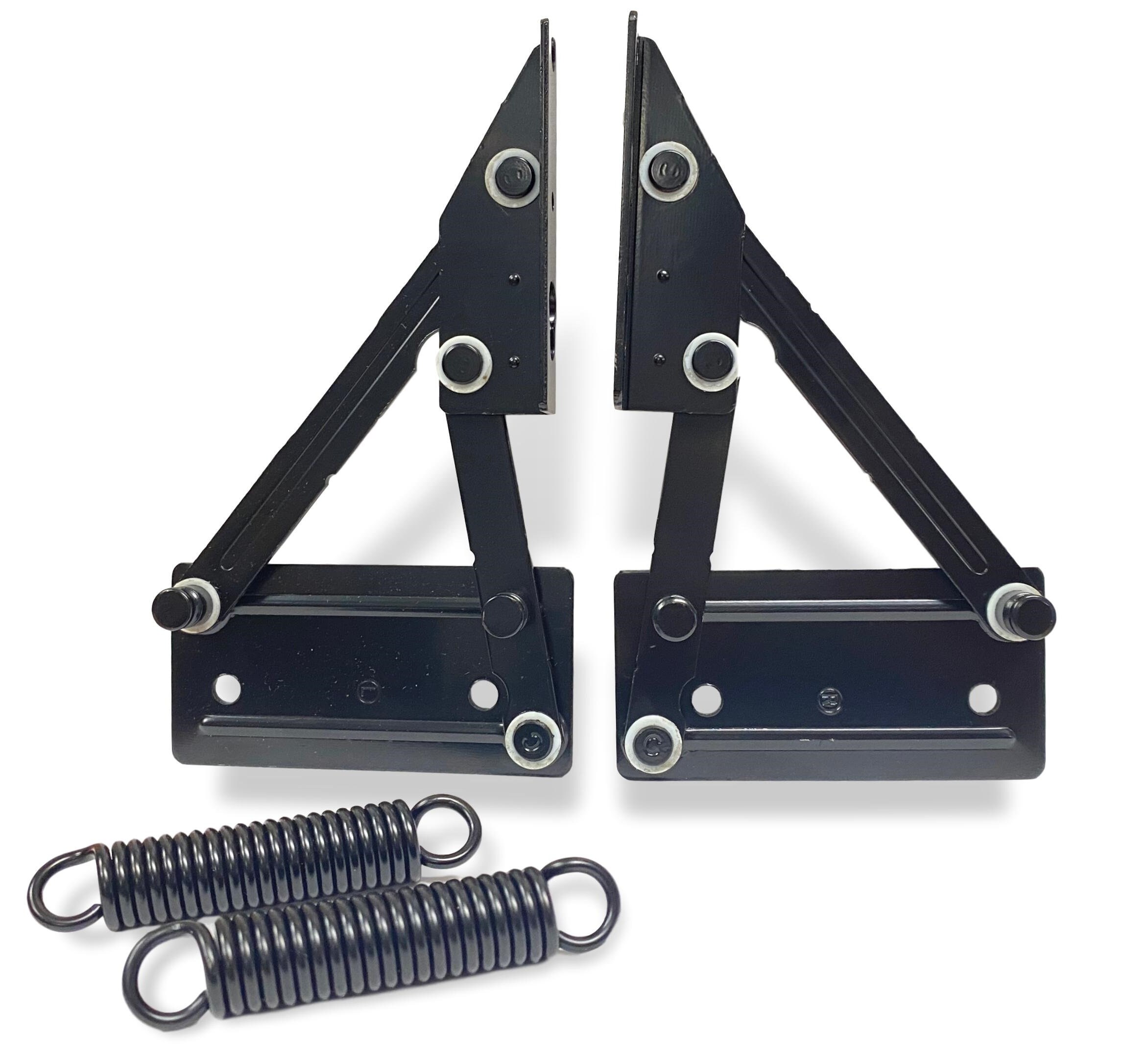 Open Close Hinge Lid Mechanism for Trunk Storage Ottoman and Spring Set