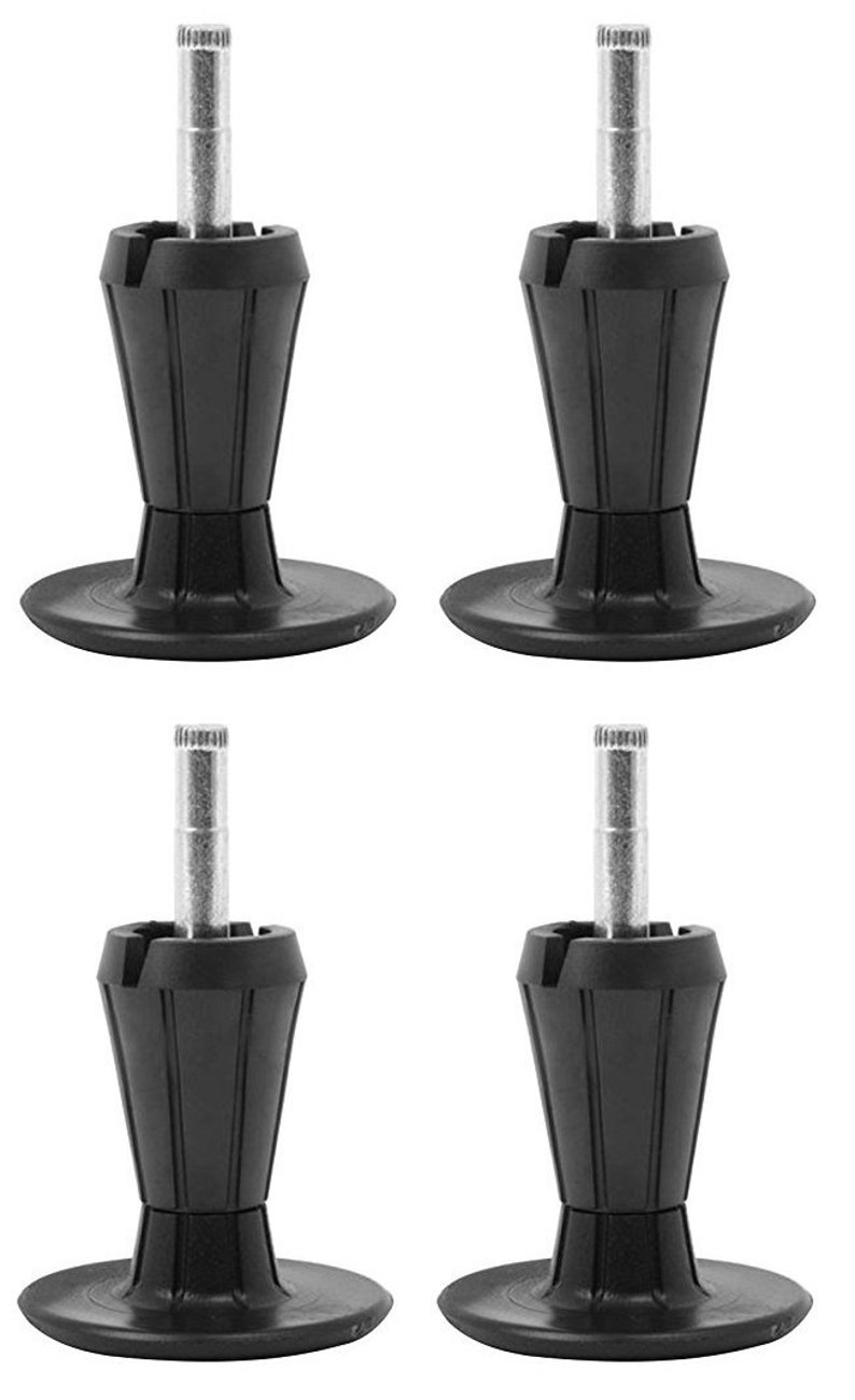 2Piece Metal Stem Bed Frame Glides/Feet/Legs w/Socket Sleeves Etsy