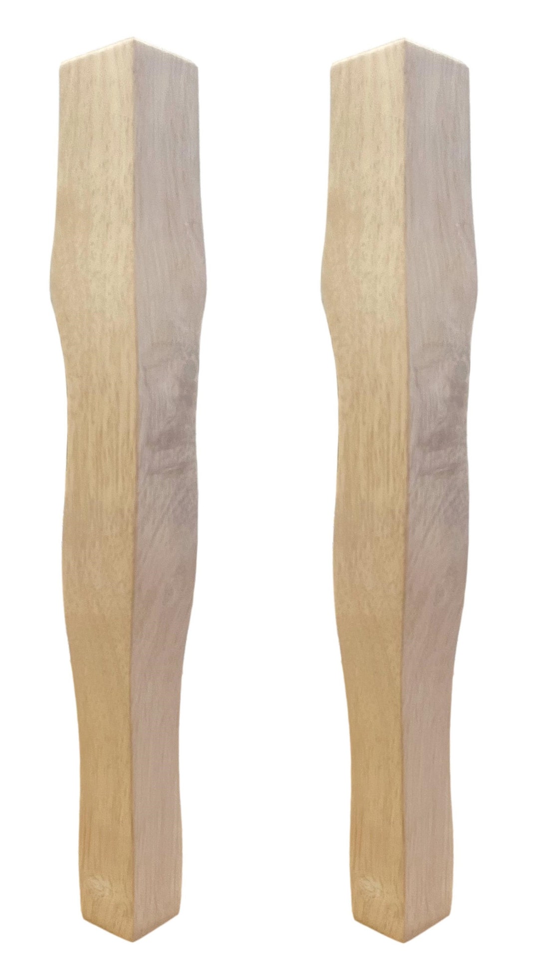 Dining Chair Replacement Front Unfinished Furniture Legs Set of 2 Etsy