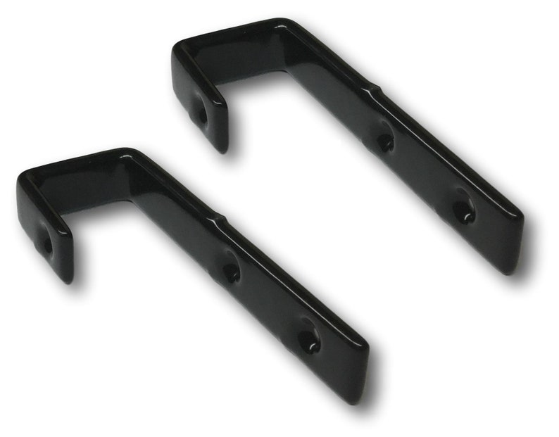 Premium Bunk Bed Ladder Hooks Vinyl Coated 1 Inside Clearance black Set