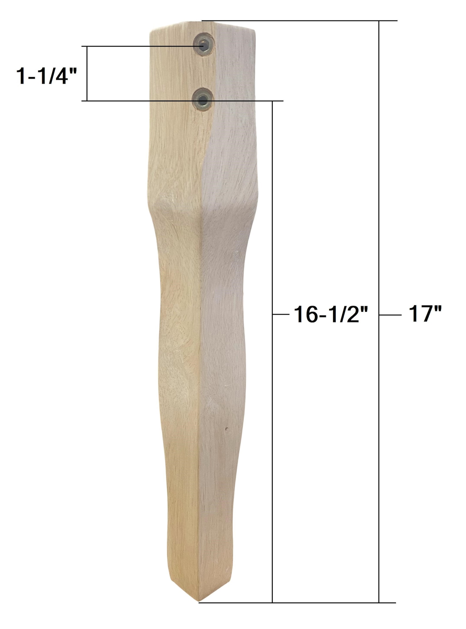 Dining Chair Replacement Front Unfinished Furniture Legs Set Etsy