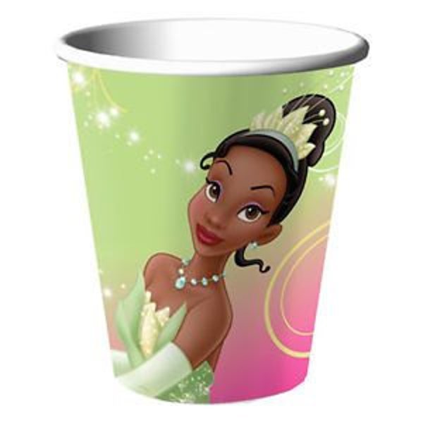 La princesa y la rana '' chispa '' papel tazas 8ct